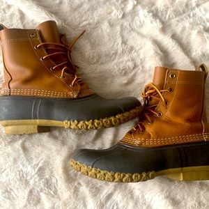 Llbean classic duck boots brown size 7